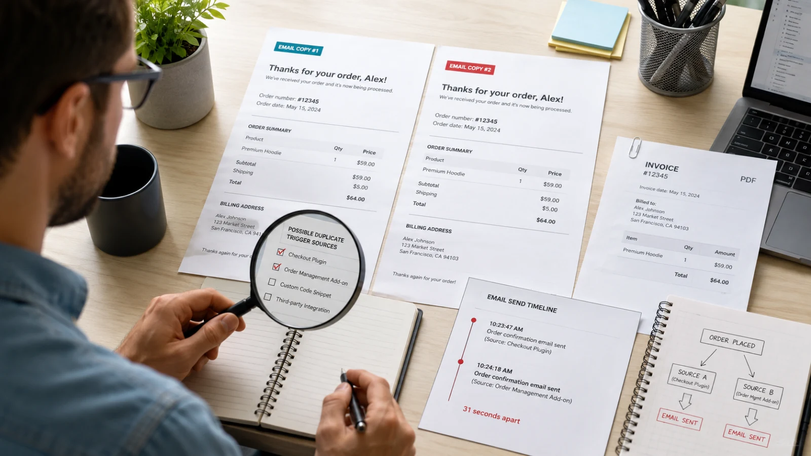 How to Diagnose Duplicate WooCommerce Transactional Emails